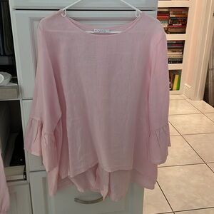 Sale Bryan Walker Pink Linen pants and top